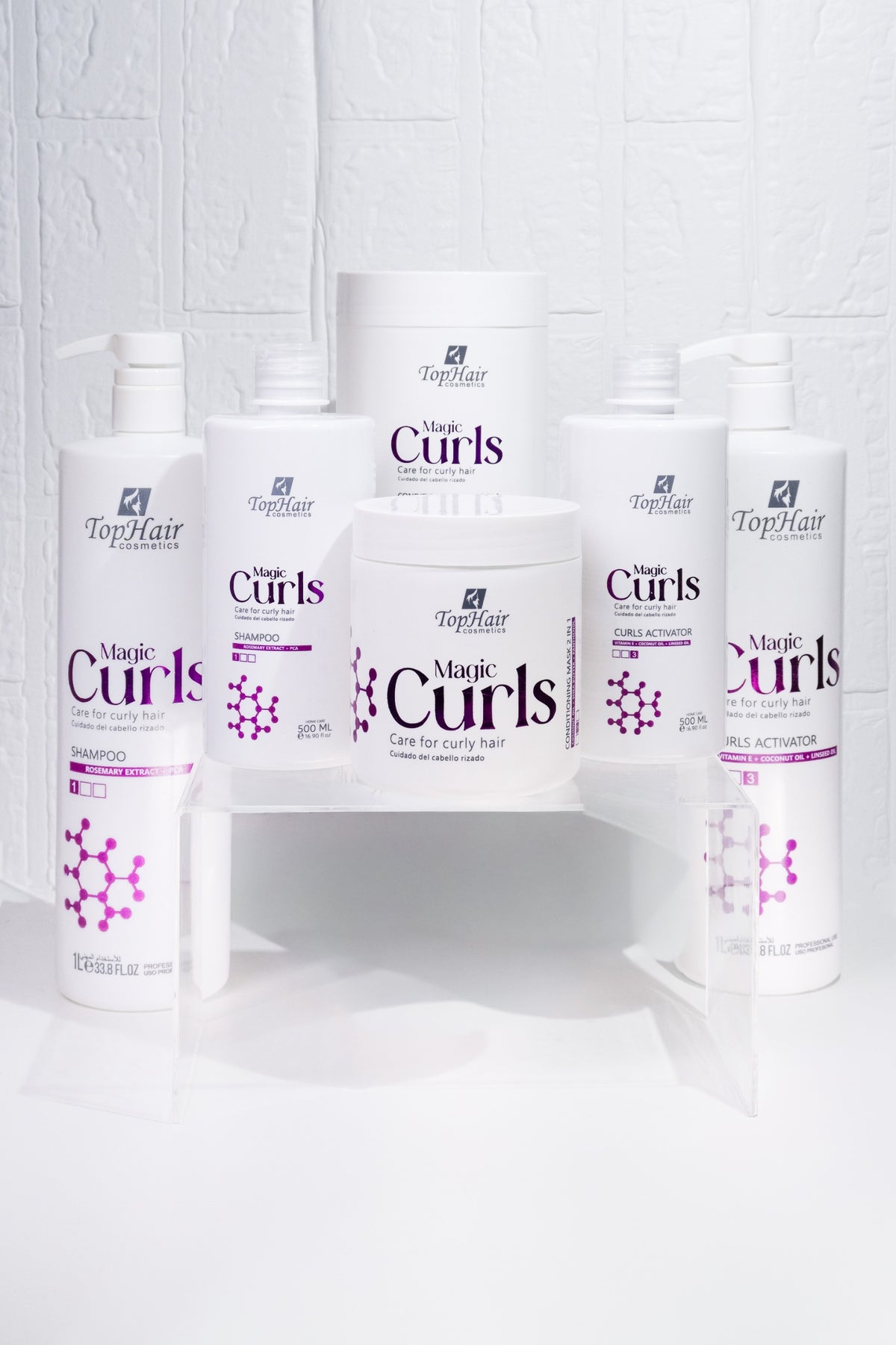 Magic Curls professional curl-defining hair treatment kit by TopHair Cosmetics
