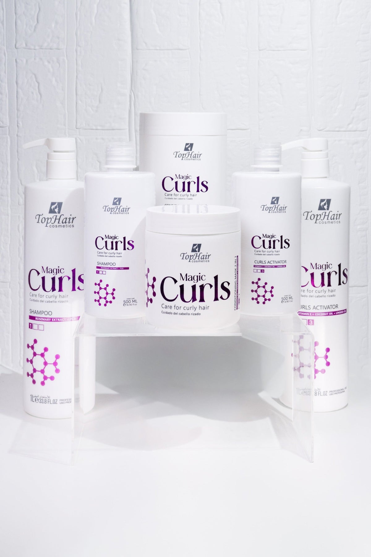 Magic Curls 3-step home care routine by TopHair Cosmetics