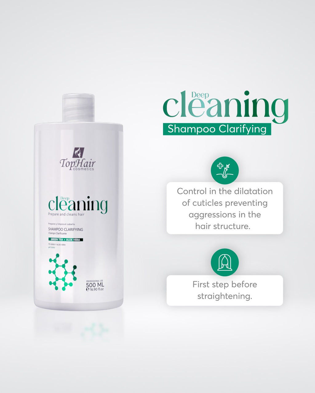 TopHair Cosmetics Deep Cleaning clarifying shampoo for pre-treatment hair prep
