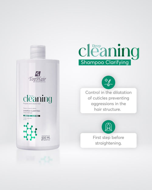 TopHair Cosmetics Deep Cleaning clarifying shampoo for pre-treatment hair prep