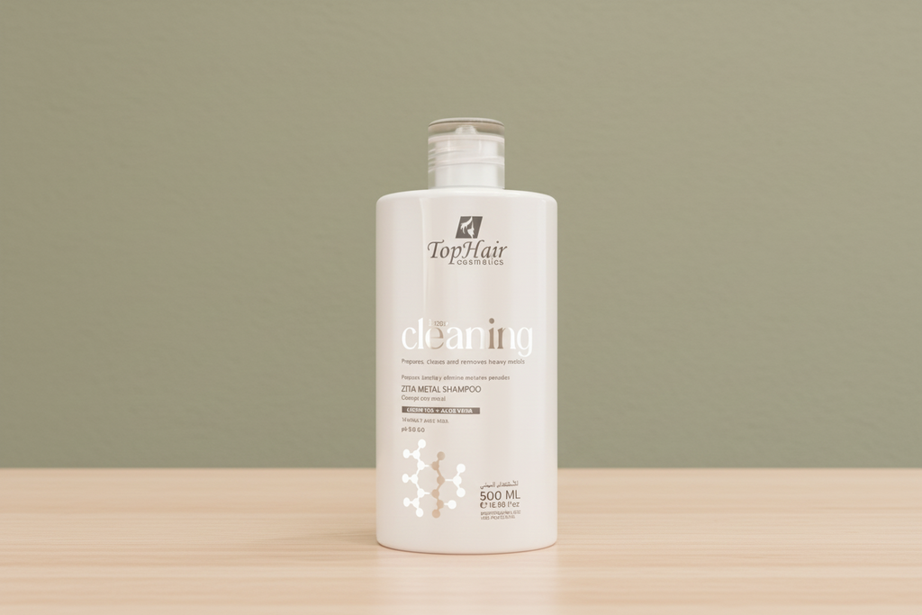 Zera Metal Deep Cleaning shampoo by TopHair Cosmetics for pre-treatment hair detox