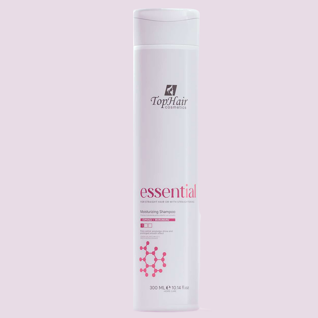 Essential Moisturizing Shampoo by TopHair Cosmetics for hydrating dry hair