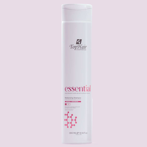 Essential Moisturizing Shampoo by TopHair Cosmetics for hydrating dry hair