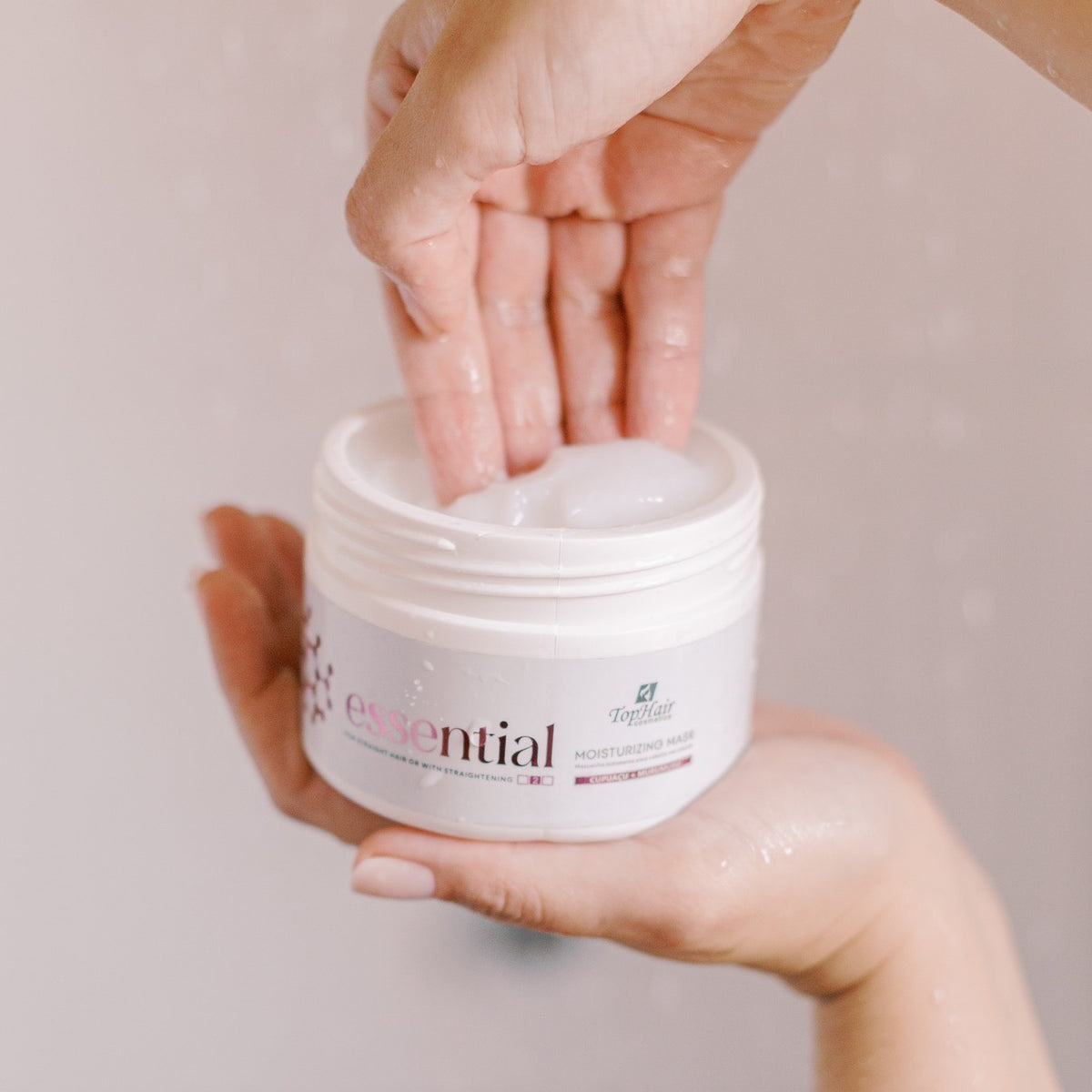 Essential Moisturizing Mask by TopHair Cosmetics for deep hair hydration