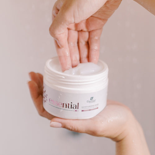 Essential Moisturizing Mask by TopHair Cosmetics for deep hair hydration