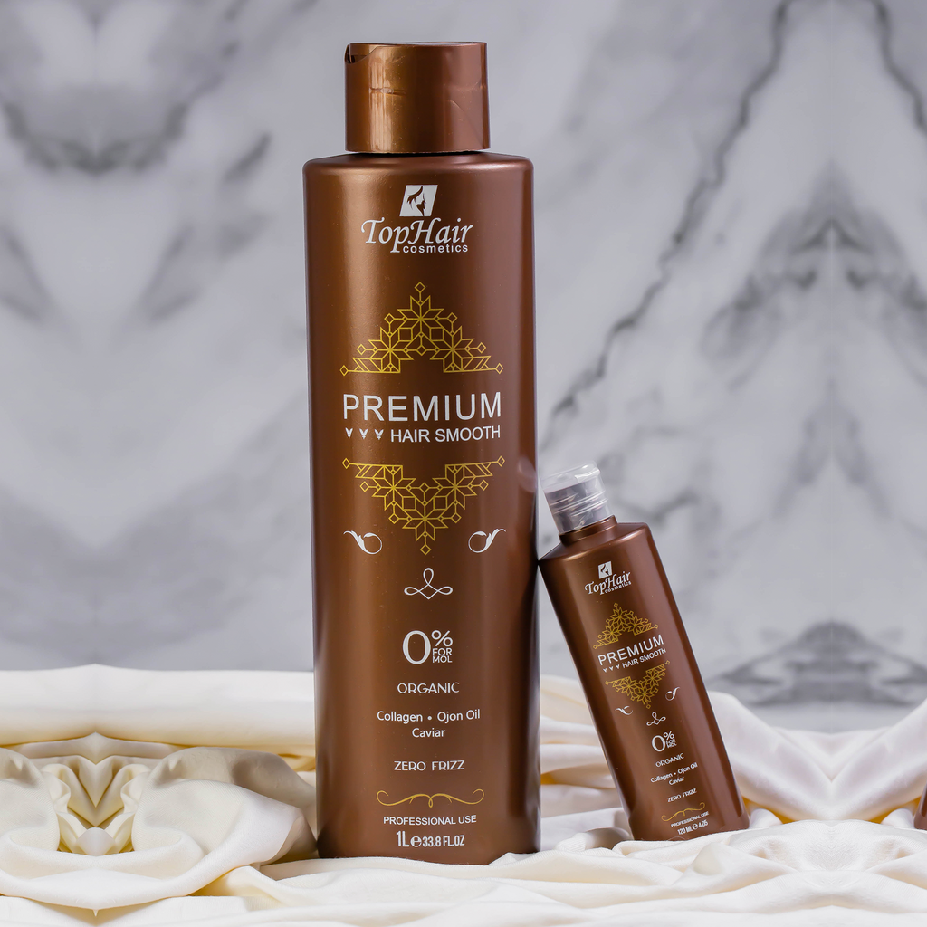 Premium Hair Smooth Brazilian Protein keratin straightening treatment by TopHair Cosmetics