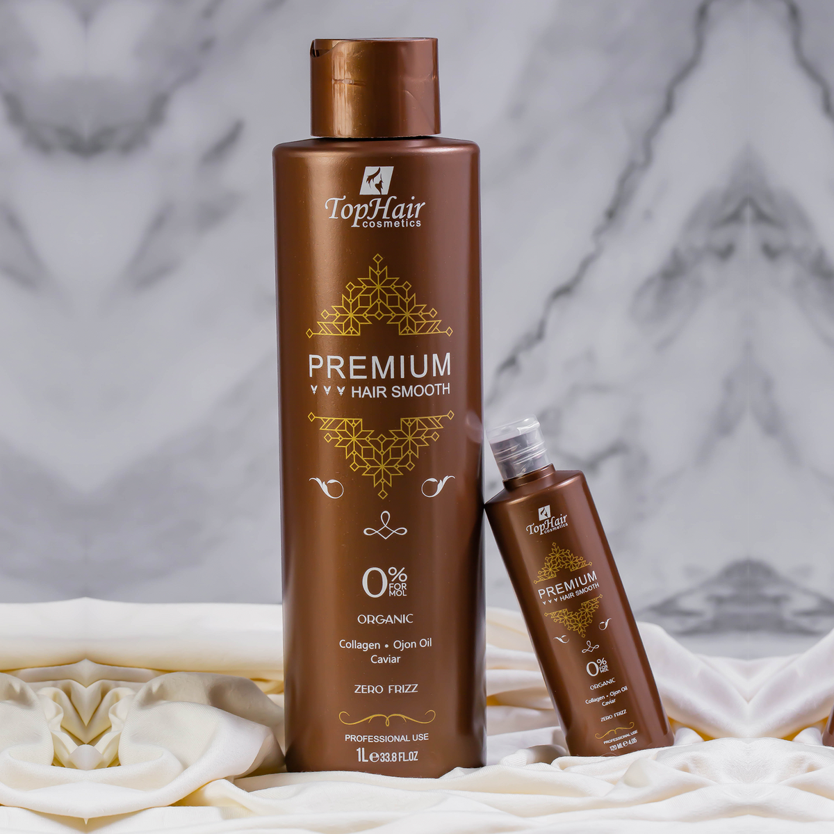 Premium Hair Smooth Brazilian Protein keratin straightening treatment by TopHair Cosmetics