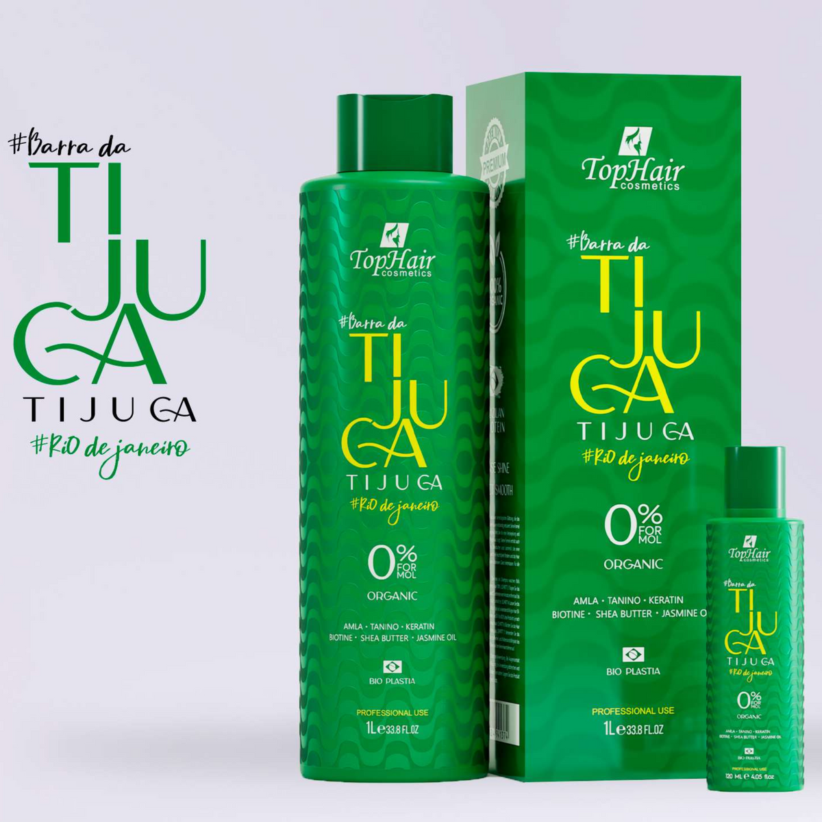 Tijuca Brazilian Protein professional keratin hair straightening treatment by TopHair Cosmetics