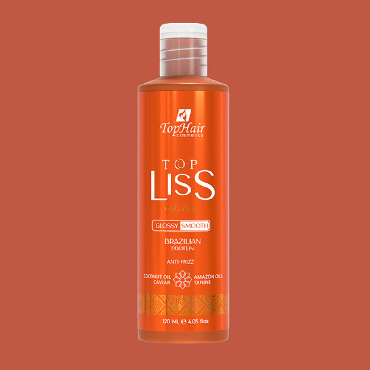 Top Liss Brazilian Protein professional keratin hair straightening treatment by TopHair Cosmetics