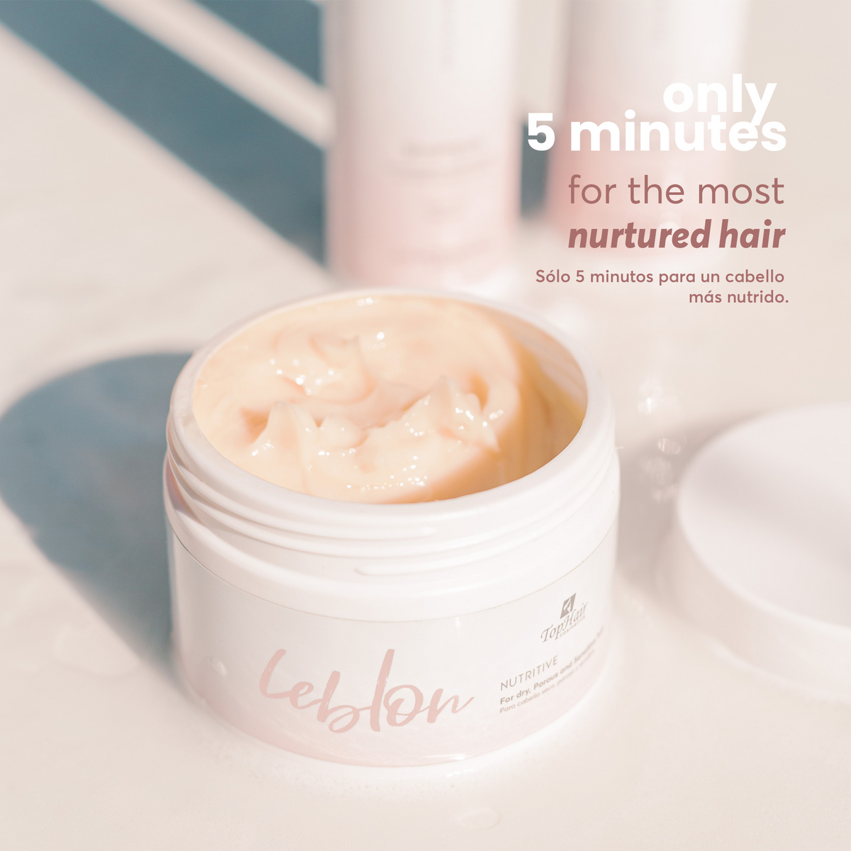 Leblon Nutritive Mask by TopHair Cosmetics for deep nourishment of damaged hair