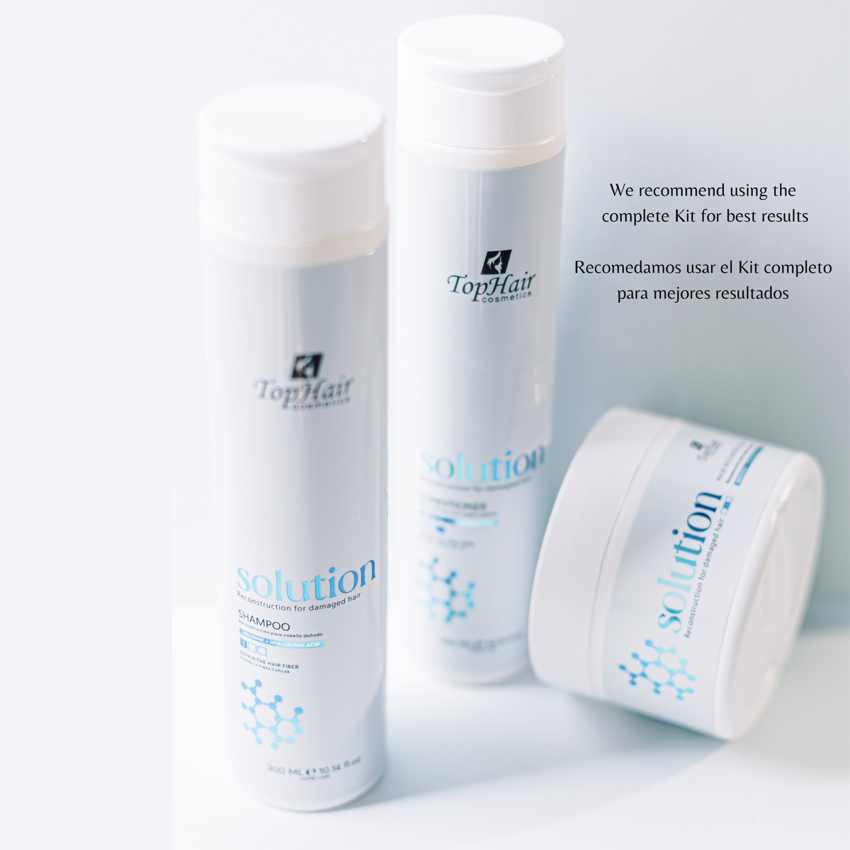Solution Home Care hair care line (shampoo, conditioner, mask) by TopHair Cosmetics
